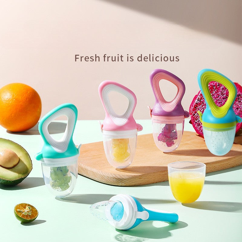 Alimentador de frutas de silicona para bebé