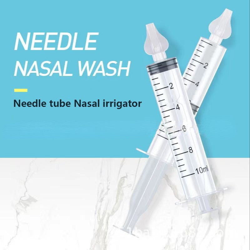 Aspirador nasal manual para bebé con jeringa de succión