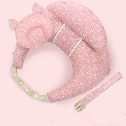 Almohada de lactancia multifunción con cuello Halter y correa para el hombro par