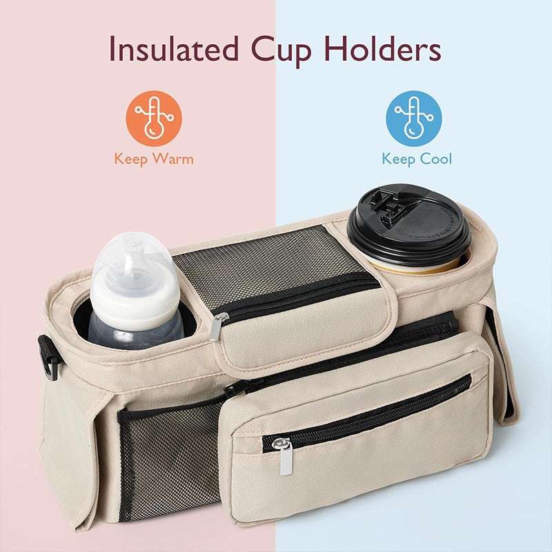 Organizador Premium para Cochecito de Bebé | Gran Capacidad e Impermeable