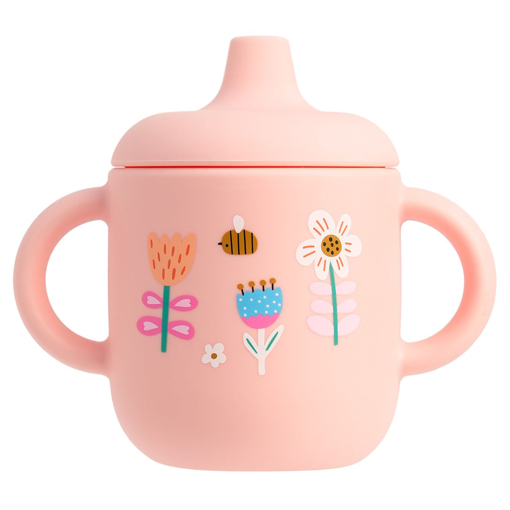 Vaso de Aprendizaje de Silicona para Bebé con Asas | Antiderrame y Libre de BPA