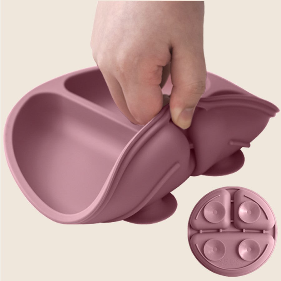 Plato de Silicona con Ventosa para Bebé | Antideslizante, Libre de BPA