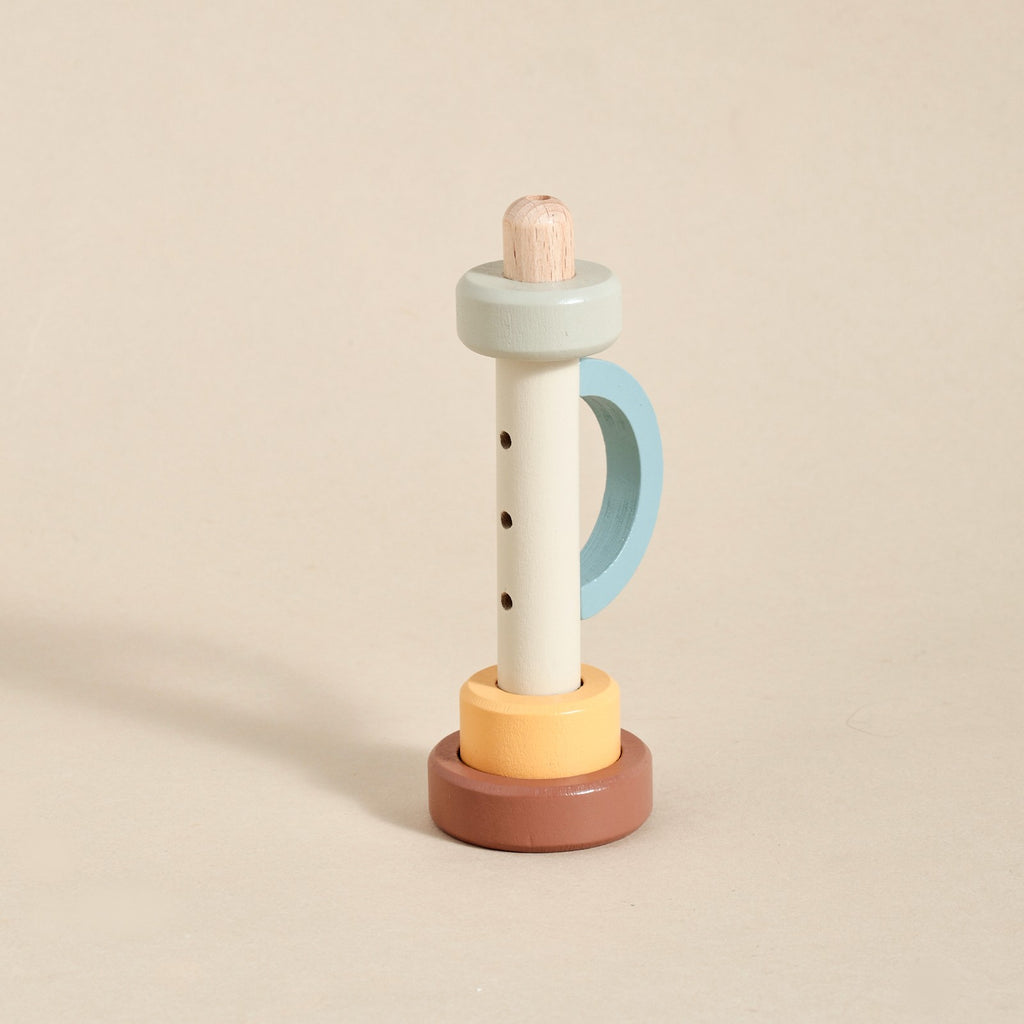 Juguete de Madera Montessori, Xilófono Multicolor, Cuentas de Campana, Tambor, I