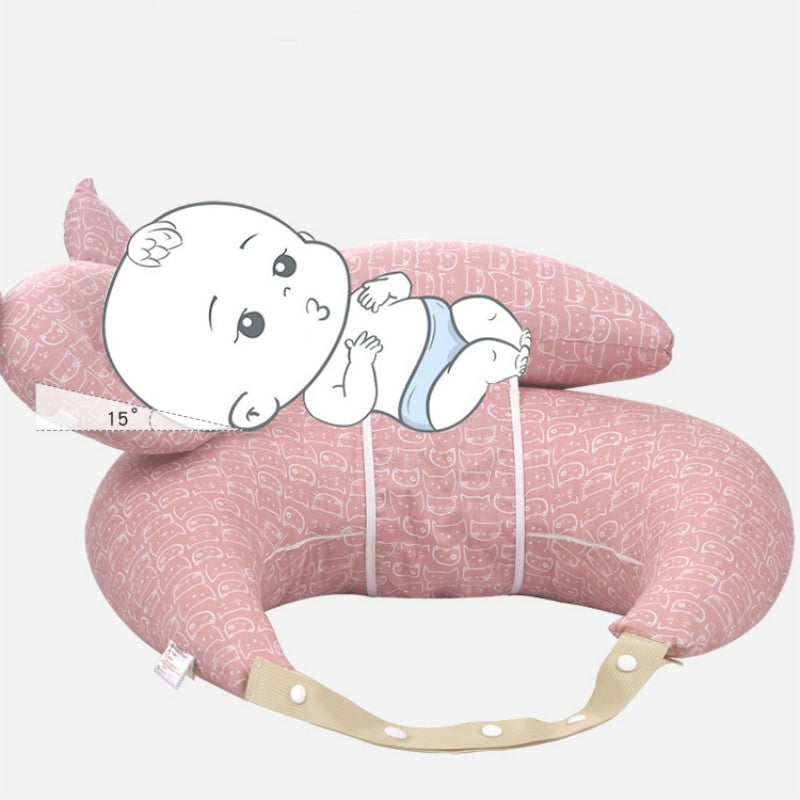 Almohada de lactancia multifunción con cuello Halter y correa para el hombro par