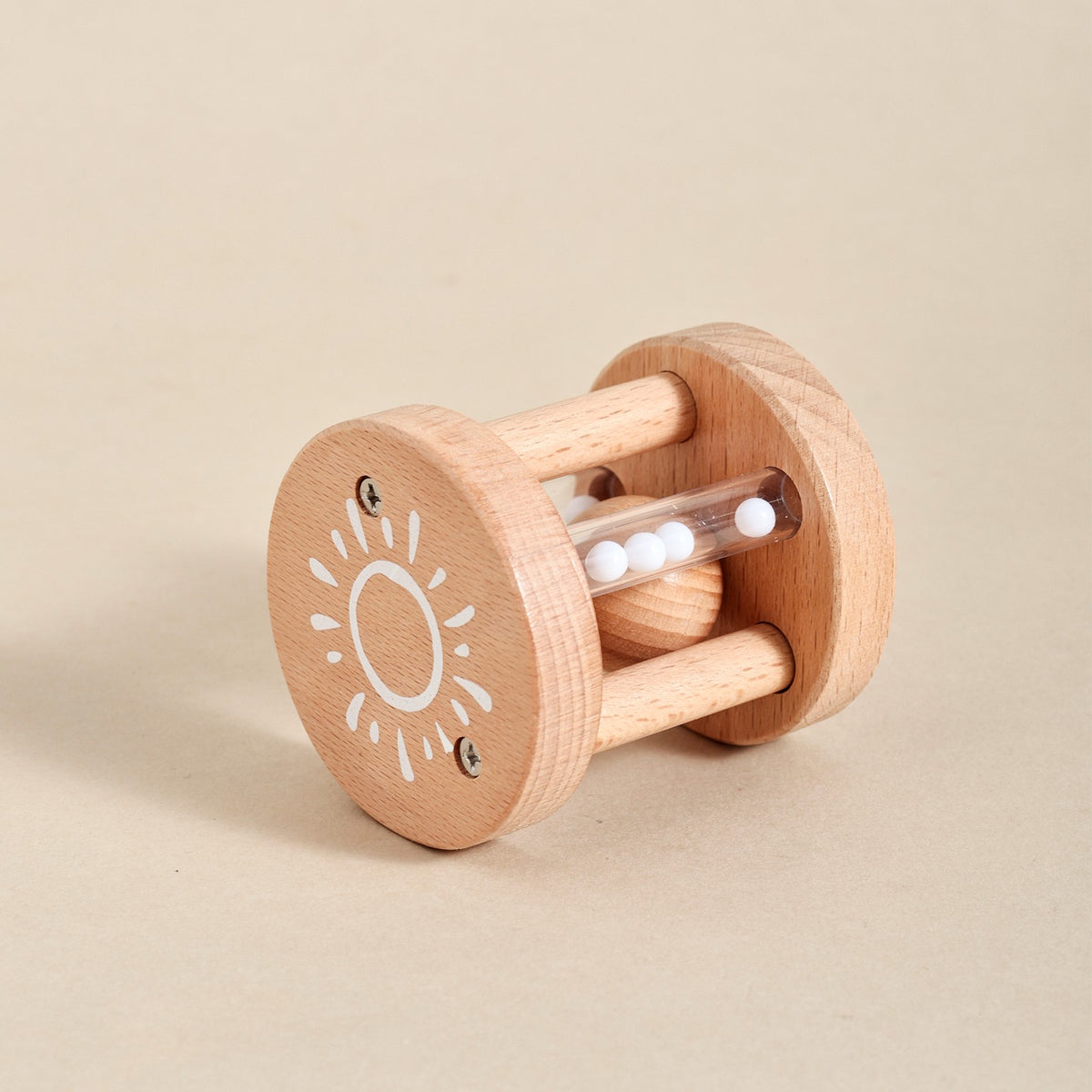 Juguete de Madera Montessori, Xilófono Multicolor, Cuentas de Campana, Tambor, I