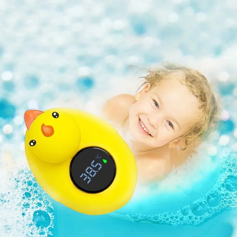 Termómetro de Baño para Bebés HOMEFISH, Patito Amarillo, Sensor de Temperatura F