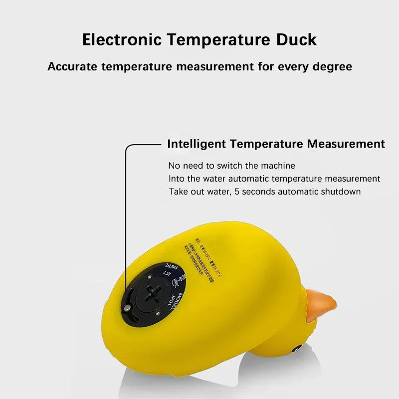 Termómetro de Baño para Bebés HOMEFISH, Patito Amarillo, Sensor de Temperatura F