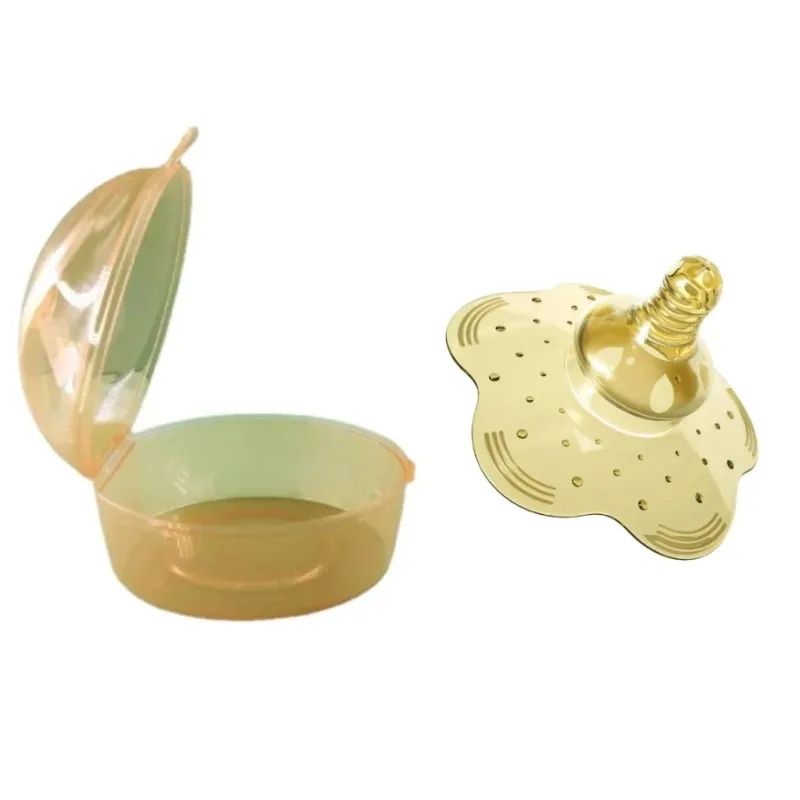 Recolector de leche materna de silicona con protector de pezón