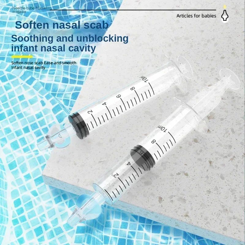 Aspirador nasal manual para bebé con jeringa de succión