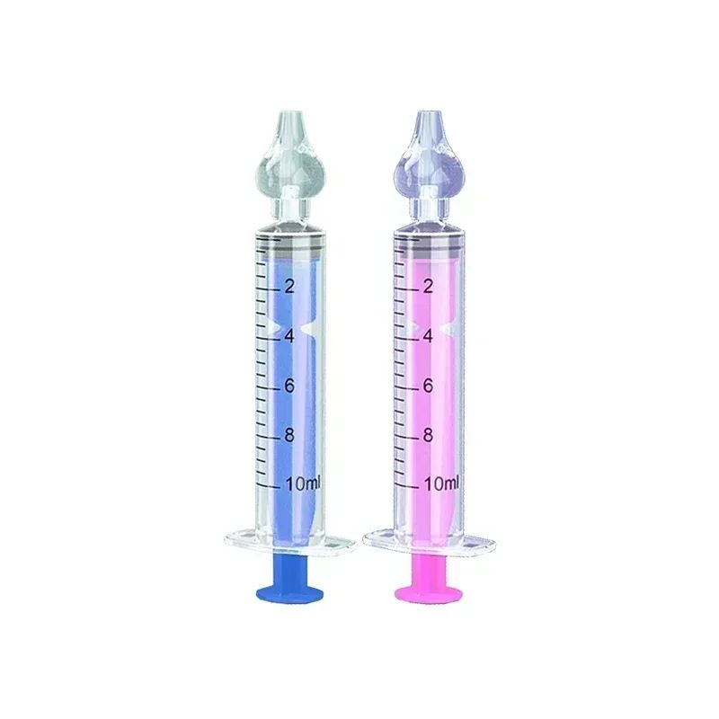 Aspirador nasal manual para bebé con jeringa de succión