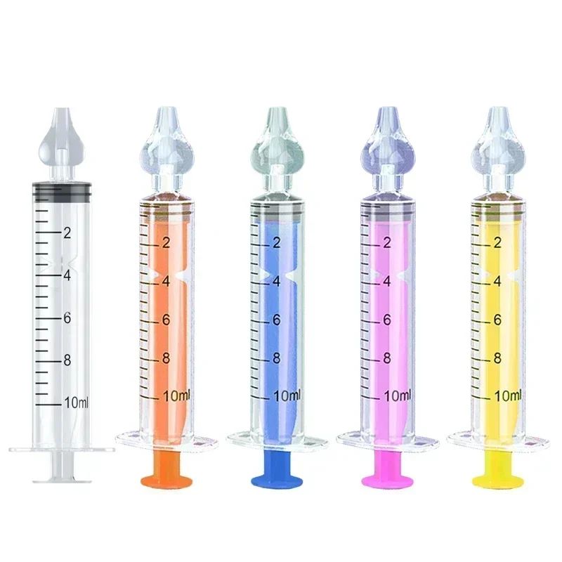 Aspirador nasal manual para bebé con jeringa de succión