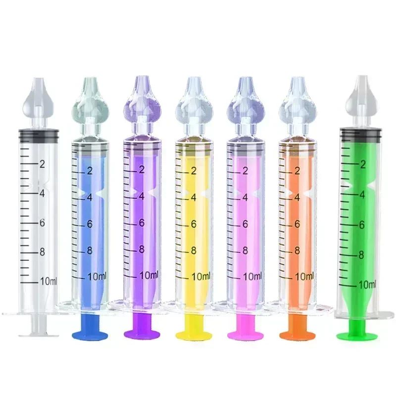 Aspirador nasal manual para bebé con jeringa de succión