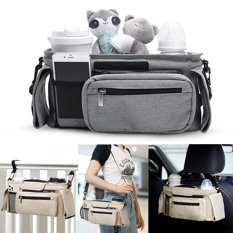 Organizador Premium para Cochecito de Bebé | Gran Capacidad e Impermeable