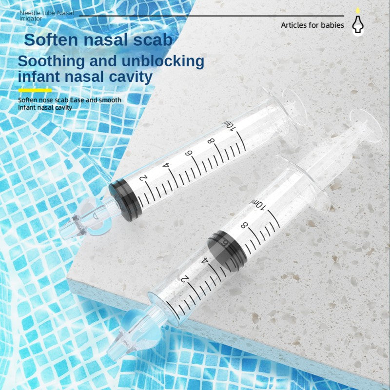 Aspirador nasal manual para bebé con jeringa de succión