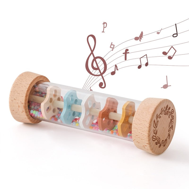 Juguete de Madera Montessori, Xilófono Multicolor, Cuentas de Campana, Tambor, I