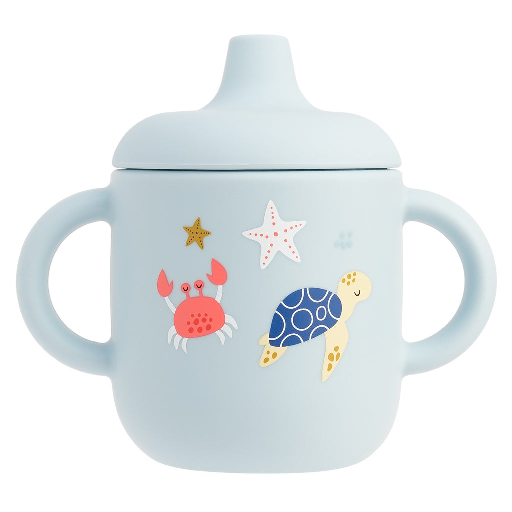 Vaso de Aprendizaje de Silicona para Bebé con Asas | Antiderrame y Libre de BPA