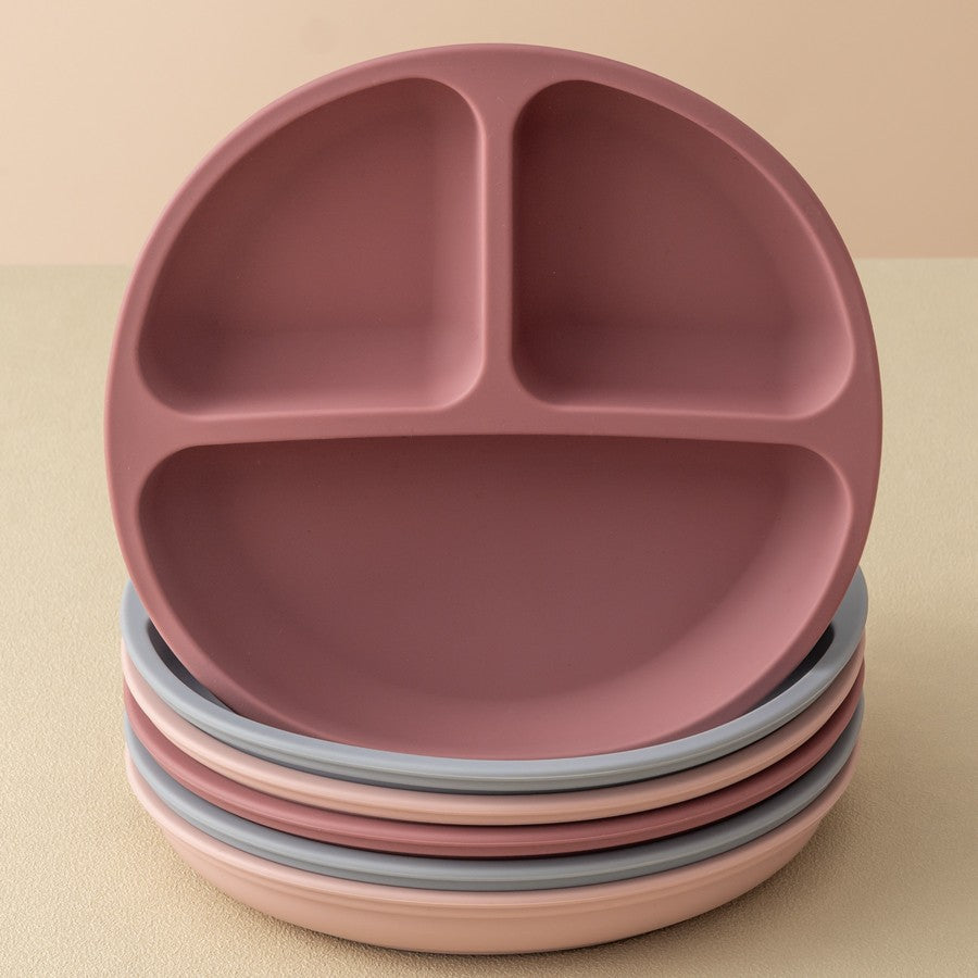 Plato de Silicona con Ventosa para Bebé | Antideslizante, Libre de BPA