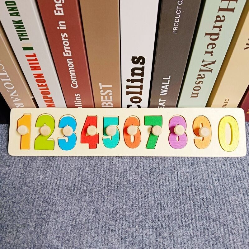 Juguete Montessori, bloques de construcción de madera, juguetes educativos de Ap
