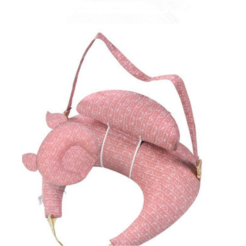 Almohada de lactancia multifunción con cuello Halter y correa para el hombro par