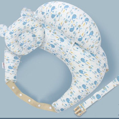 Almohada de lactancia multifunción con cuello Halter y correa para el hombro par
